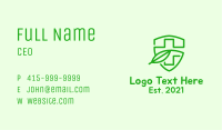 Green Medical Insurance  Business Card Image Preview
