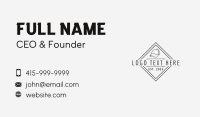 Black Fashion Cap  Business Card Preview