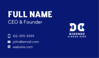 Static Motion Letter DC Business Card Image Preview