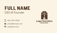 Arch Door Key Business Card Image Preview