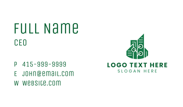 Tower Building City Business Card Design Image Preview