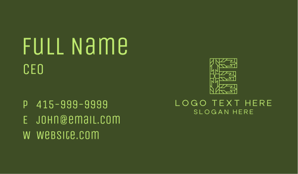 Ceramic Tile Pattern Business Card Design Image Preview