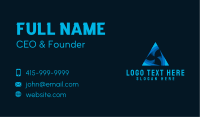 Triangle Business Firm  Business Card Image Preview