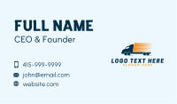 Express Delivery Truck Business Card Image Preview