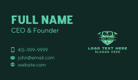 Cleaning Squeegee Sprayer Business Card Design