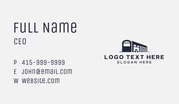 Factory Warehouse Stockroom Business Card Design Image Preview