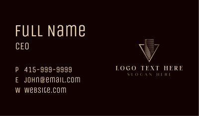 Luxury Building Contractor Business Card Image Preview