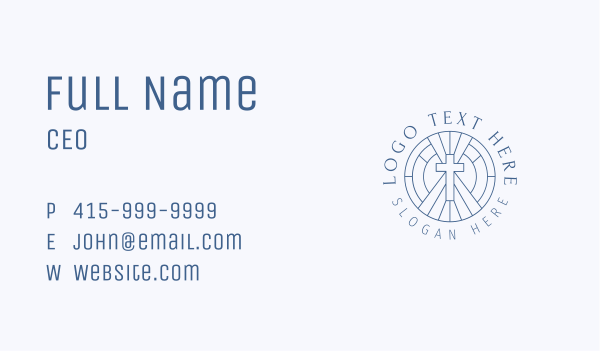 Cross Church Fellowship Business Card Design Image Preview