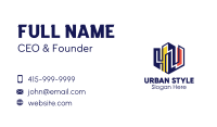 Colorful Urban City  Business Card Image Preview