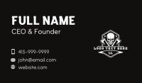 Skull Axe Weapon Business Card Preview