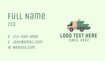 Wing Truck Delivery Business Card