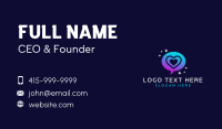 Love Chat App Business Card Preview