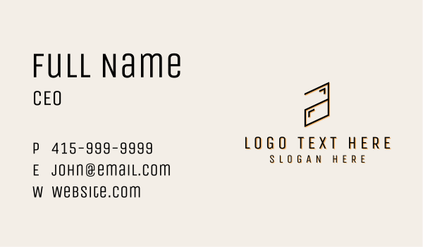 Modern Minimalist Letter A Business Card Design Image Preview