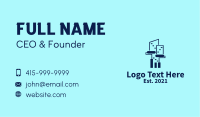 Blue Tower Painter  Business Card Image Preview
