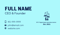 Blue Tower Painter  Business Card Image Preview