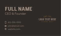 Pirate Gothic Wordmark Business Card Image Preview