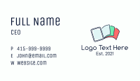 business card template pages