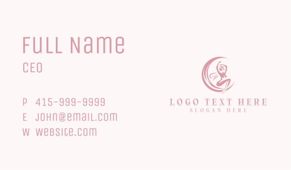 Feminine Beauty Spa Business Card Design Image Preview