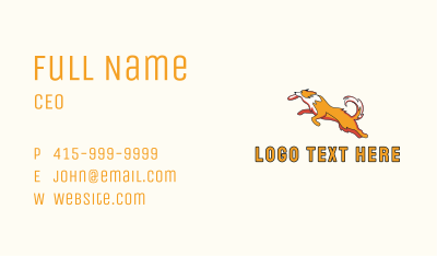 Dog Pet Training Business Card Image Preview