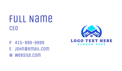 pressure wash Cleaner Maintenance Business Card Image Preview