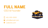 Pick Up Truck Transportation Business Card Preview