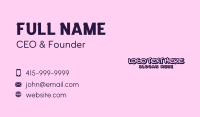 Generic Apparel Wordmark Business Card Image Preview