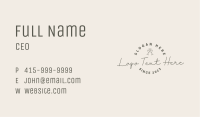 Luxury Brand Company Business Card Image Preview