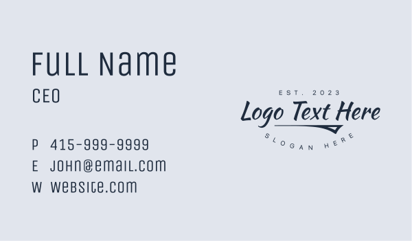 Tailor Branding Apparel Business Card Design Image Preview