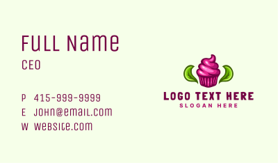Pastry Cupcake Food Business Card Image Preview