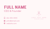 Pink Dress Tailoring  Business Card Image Preview
