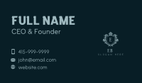 Royalty Shield Wreath Business Card Image Preview
