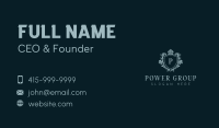 Royalty Shield Wreath Business Card Image Preview