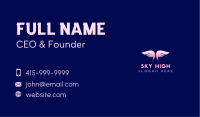 Angelic Holistic Wings Business Card Image Preview