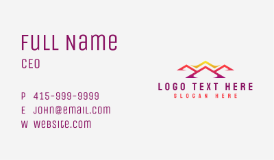  Home Residential Roof  Business Card Image Preview