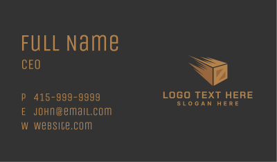 Fast Crate Logistics Business Card Image Preview