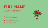 Watermelon Juice Business Card Design