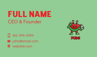 Watermelon Juice Business Card Image Preview