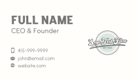 Retro Hipster Badge Business Card Image Preview