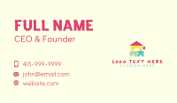 Puzzle Daycare Kindergarten Business Card Image Preview