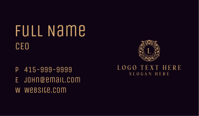 Stylish Floral Boutique Business Card Image Preview