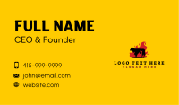BBQ Steak Flame Business Card Image Preview
