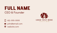 Floral Afro Woman Business Card Image Preview