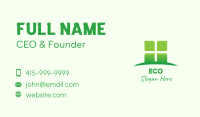 Green Organic Company Business Card Image Preview