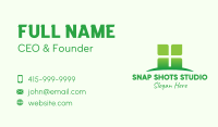 Green Organic Company Business Card Image Preview