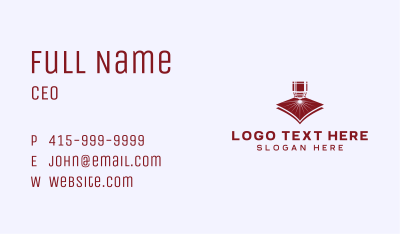 CNC Laser Metalwork Business Card Image Preview