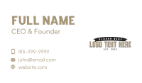 Generic Sports Wordmark Business Card Image Preview