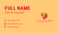 Mythical Phoenix Wings Business Card Image Preview