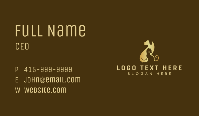 Veterinary Dog Cat Business Card Image Preview