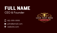 Buffalo Ranch Farm Business Card Image Preview