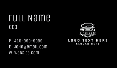 Car Automobile Badge Business Card Image Preview